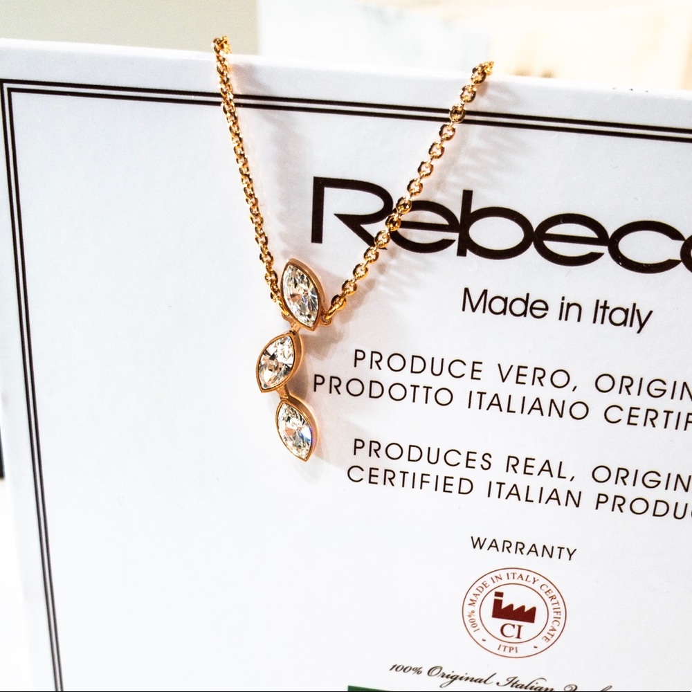 Italian Designer Brand- Rebecca. Necklace